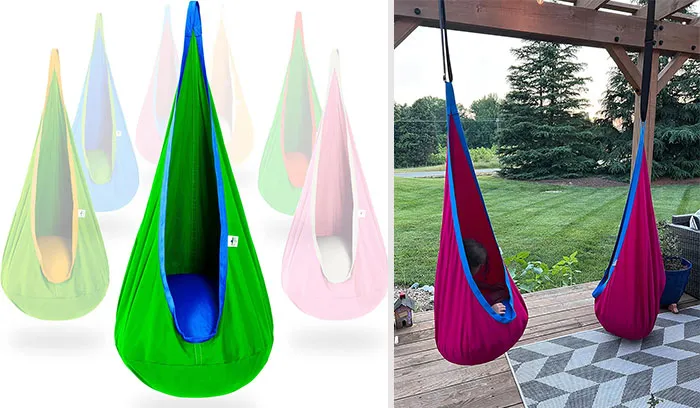 Swing Into Relaxation With This <a Style="Display:inline;" Href="Https://Www.amazon.com/Dp/B01mxry2tg?ascsubtag=6060743%2c12%2c38%2cd%2c0%2c0%2c0%2c900%3a2%3b974%3a2%3b1125%3a3%2c17192050%2c0%2c0%2c0&th=1&linkcode=ll1&tag=bpwolf-20&linkid=d167977cab26eb3740b3d40ae89c2aab&language=en_us&ref_=as_li_ss_tl" Target="_blank"><span Style="Font: Inherit; Color: #d74b1f;"> Hanging Hammock Seat </Span>, A Cozy Cocoon That'll Cradle Them In Comfort, Providing The Perfect Perch For Reading, Daydreaming, Or Simply Hanging Loose