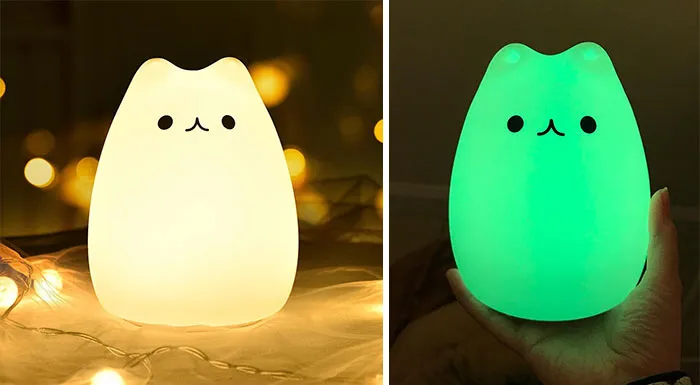 Illuminate Their Bedroom With A Furry Friend's Gentle Glow Courtesy Of This <a Style="Display:inline;" Href="Https://Www.amazon.com/Dp/B01dxoyck8?ascsubtag=6060743%2c31%2c38%2cd%2c0%2c0%2c0%2c900%3a2%3b974%3a2%3b1125%3a3%2c36267496%2c0%2c0%2c0&linkcode=ll1&tag=bpwolf-20&linkid=da0cb0b057b718146e8e68addb448def&language=en_us&ref_=as_li_ss_tl" Target="_blank"><span Style="Font: Inherit; Color: #d74b1f;"> Cat Night Lamp </Span>, A Soothing Companion That'll Keep Them Company And Keep The Darkness At Bay