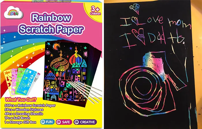 Unleash Their Artistic Side With This <a Style="Display:inline;" Href="Https://Www.amazon.com/Dp/B07ws6ysjl?ascsubtag=6060743%2c33%2c38%2cd%2c0%2c0%2c0%2c900%3a2%3b974%3a2%3b1125%3a3%2c36267484%2c0%2c0%2c0&th=1&linkcode=ll1&tag=bpwolf-20&linkid=ccb530eb63cc5d9be4e799470a83a599&language=en_us&ref_=as_li_ss_tl" Target="_blank"><span Style="Font: Inherit; Color: #d74b1f;"> Scratch Paper Art Set </Span>, A Creative Catalyst That'll Guide Their Imagination And Skills As They Scratch, Scrape, And Reveal Hidden Masterpieces