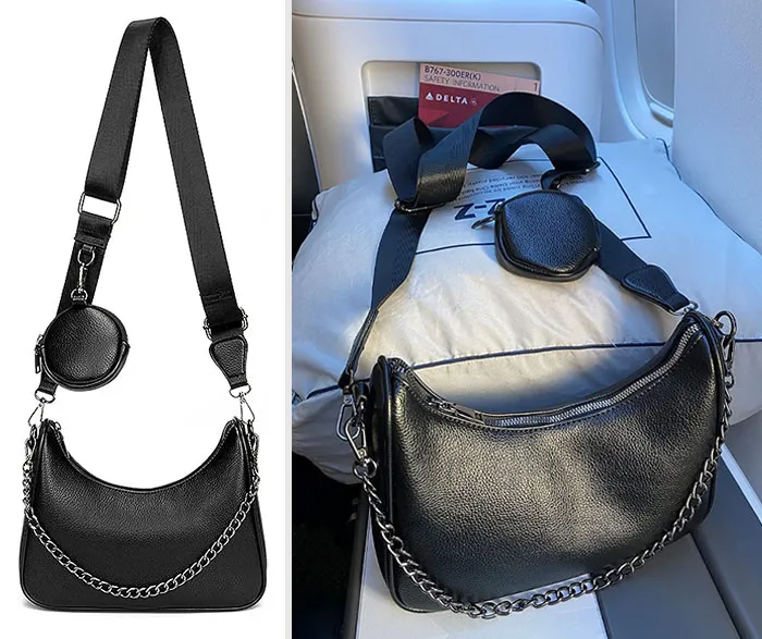 Crossbody Hobo Handbag: A cheaper yet high-quality alternative to the Steve Madden Vital bag that seamlessly combines style and functionality.
