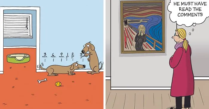 40 Funny Situations Illustrated By This Artist In A Lighthearted Comic Series (New Pics)