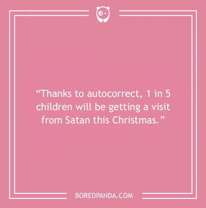 Computer joke about autocorrect and Satan