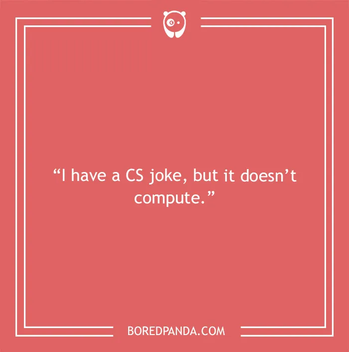 Computer joke about CS 