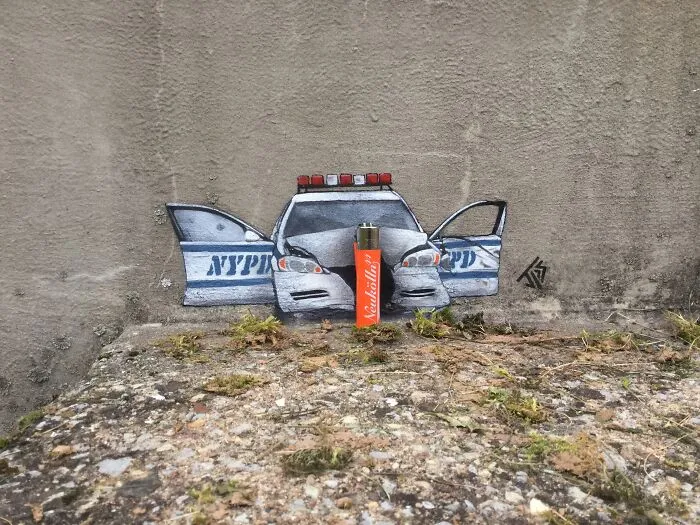 20 Works Of Street Graffiti That Interacts With Its Surroundings By This Artist (New Pics)