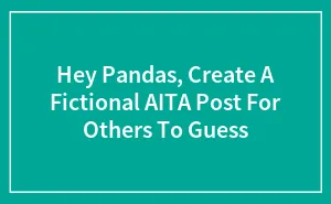 Hey Pandas, Create A Fictional AITA Post For Others To Guess (Closed)