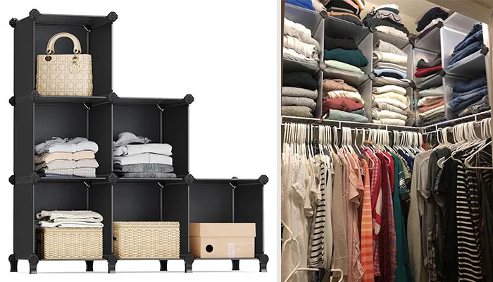 SONGMICS 6 Cube Storage Organizer: For a stable, customizable, and easy-to-assemble solution to rid your space of clutter!
