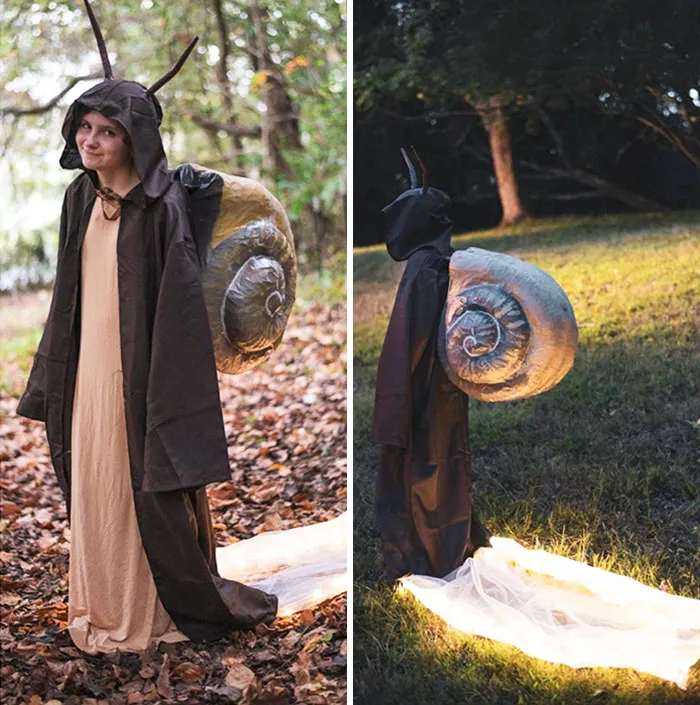 My Daughter Wanted To Be A Snail For Halloween