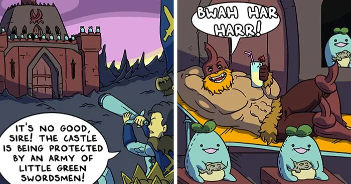 I Make Comics About A Fantasy World Where Everyone And Everything’s Weapon Of Choice Is A Sword (19 New Pics)