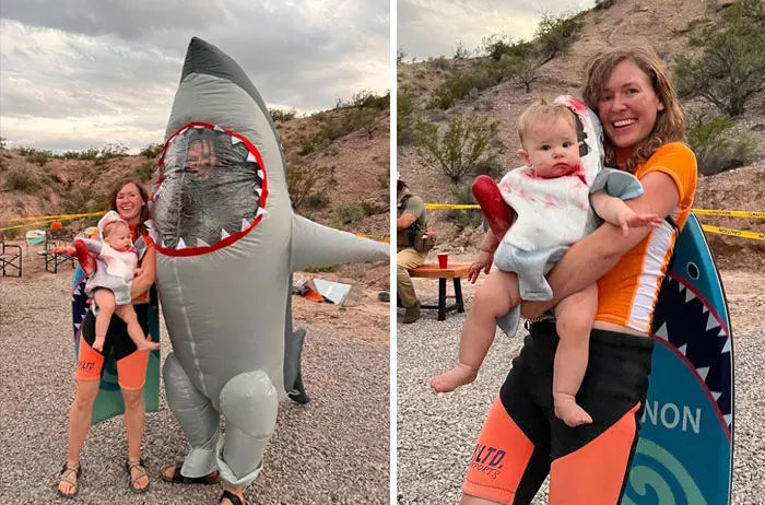 My First Amputee-Themed Costume - Baby Shark Attack
