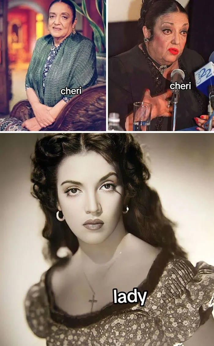 “Cheri Cheri Lady”: Trend Shows How 30 Regular Women And Celebs Looked In Their Prime