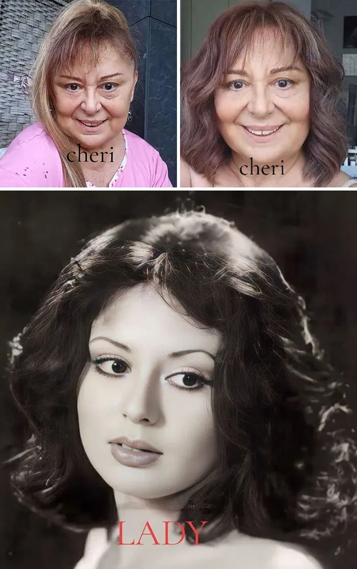 “Cheri Cheri Lady”: Trend Shows How 30 Regular Women And Celebs Looked In Their Prime