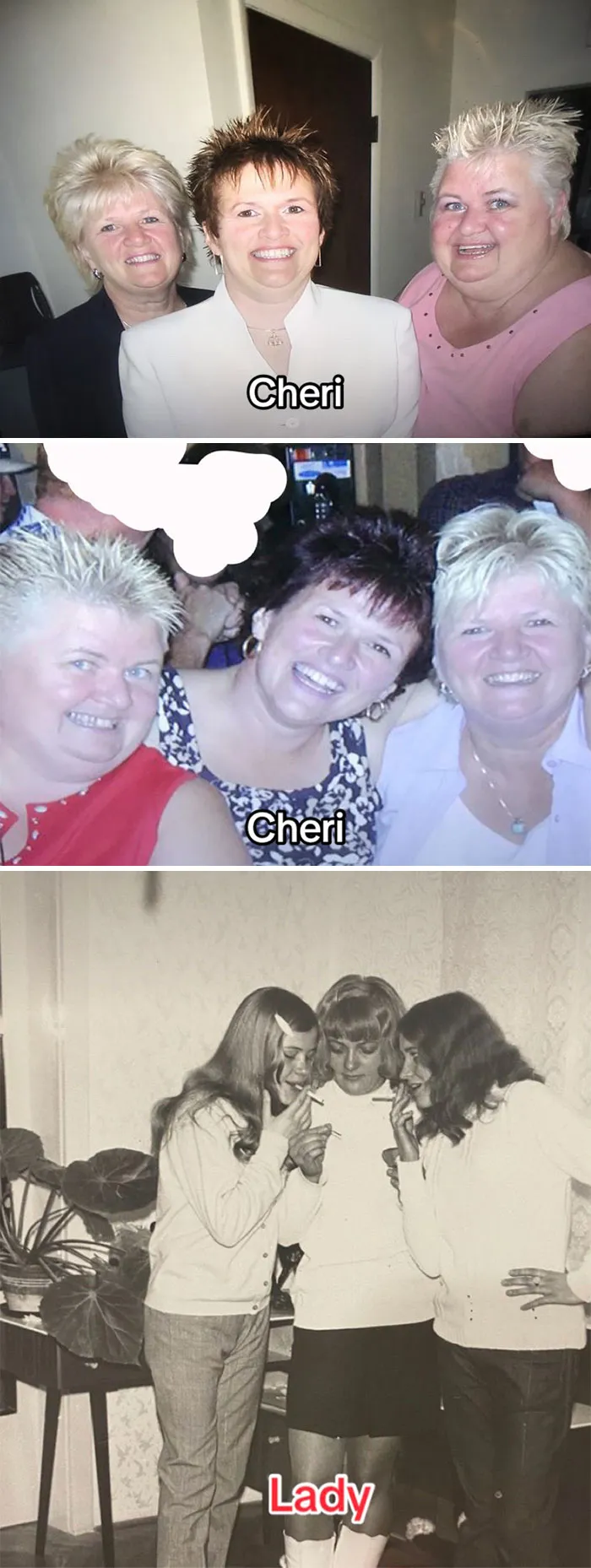 “Cheri Cheri Lady”: Trend Shows How 30 Regular Women And Celebs Looked In Their Prime