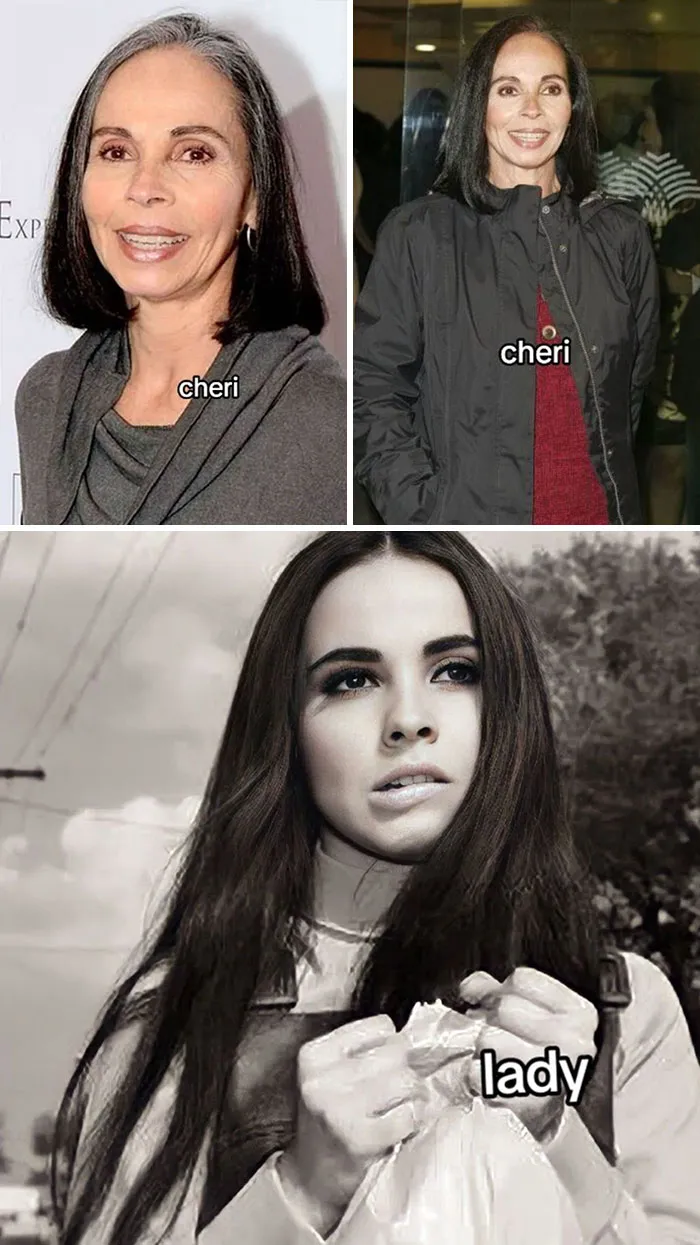 “Cheri Cheri Lady”: Trend Shows How 30 Regular Women And Celebs Looked In Their Prime