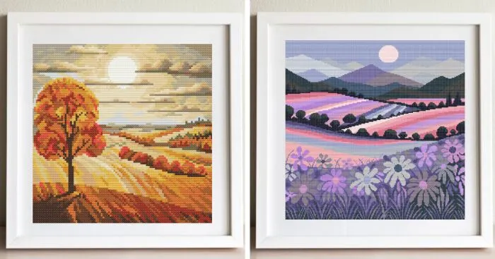 My Cross Stitch Patterns, 10 Ideas For Landscape Lovers