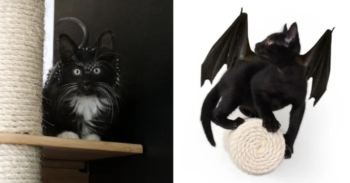 Spooky Halloween Cats (12 Pics)