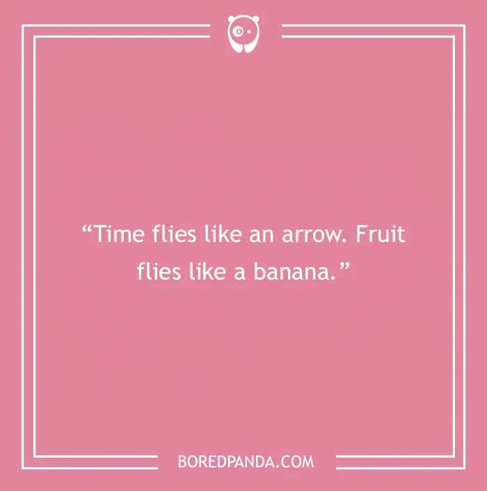 Fruit joke about arrow and banana 