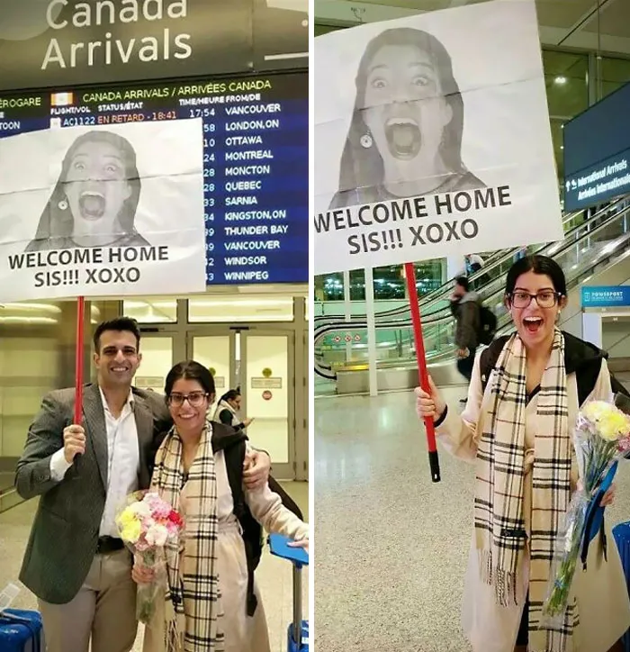 When You Ask Your Brother To Pick You Up From The Airport After A 25-Hour Flight