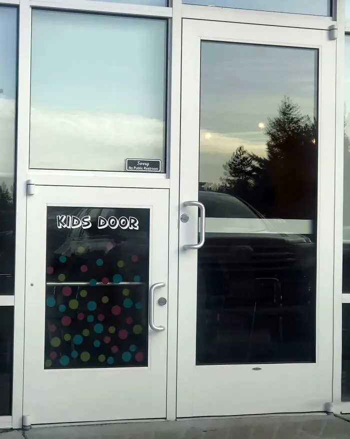 This Kids' Door At My Dentist's Office