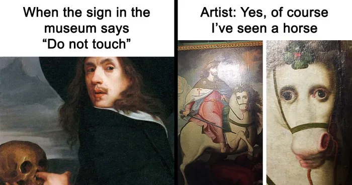 48 Hilarious Paintings From The “Ancient Memez” Instagram Account