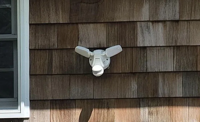I Asked To Have A Motion Sensor Light Installed. I Guess I Should Have Asked To See It First