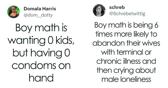 35 Absurd Examples Of “Boy Math” That Make Absolutely Zero Sense To Everyone Else