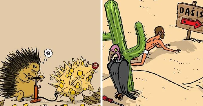 40 New One-Panel Comics With Absurd Humor By Joseph Nowak