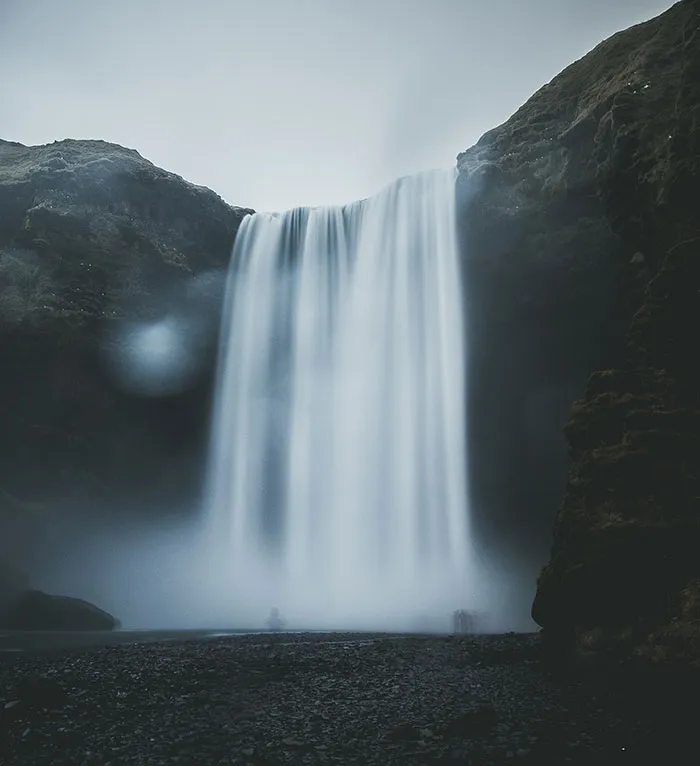 Photography of waterfall