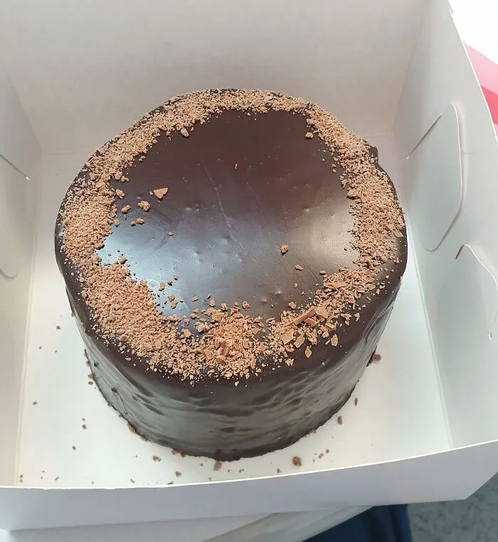 My Boss Got Me An Early Birthday Cake Delivered To The Office Today. Can't Wait To Go Home And Dig In