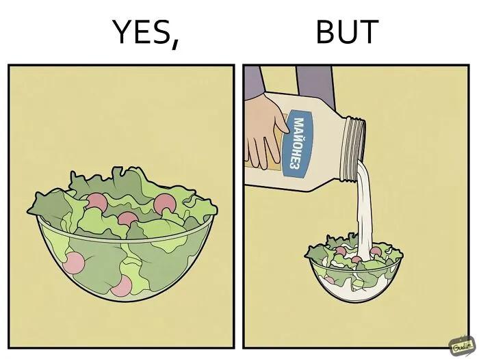 In His Series “Yes, But” This Illustrator Explores The Irony Of Our Daily Contradictions (31 New Pics)