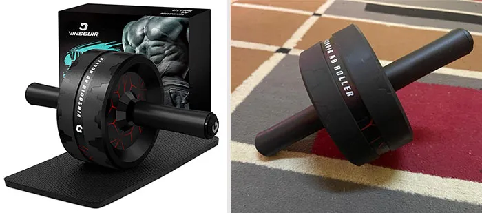 Ab Roller Wheel: A compact and durable fitness tool that prioritizes your comfort and protection while helping you achieve a safer, faster path to six-pack abs right in the comfort of your own home.