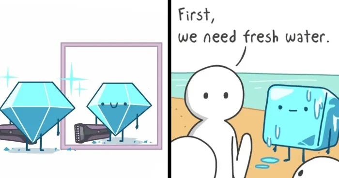30 Of The Newest Comics This Artist Made About The Struggles Of An Ice Cube