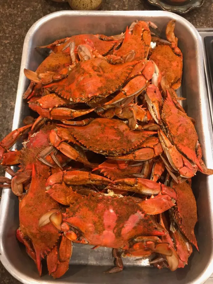 Steamed Blue Crab