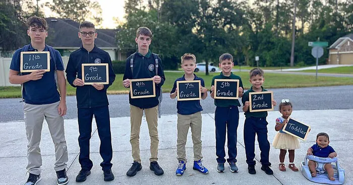 Man’s Love For A Single Mom Led To The Adoption Of Her Six Beautiful Children