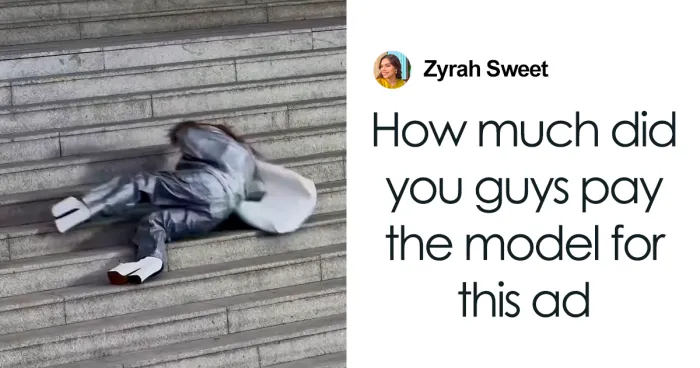 Model Wearing Infamous 7-Inch Platforms Falls Down Staircase For Marc Jacobs’ Campaign