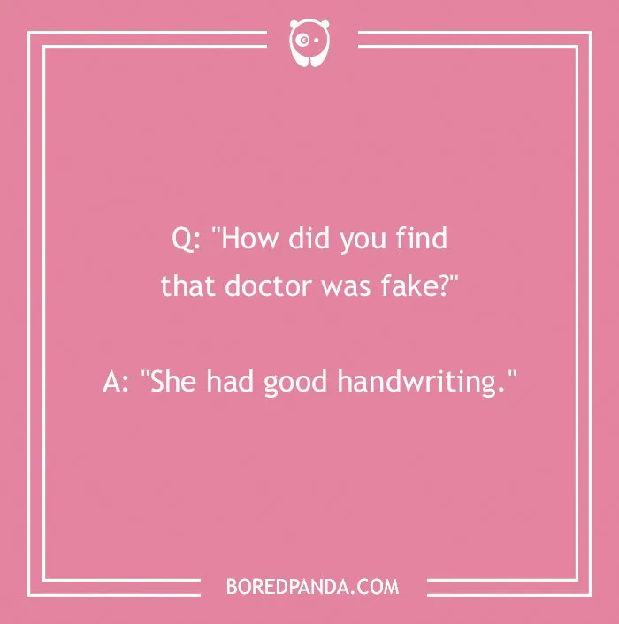 Medical Jokes To Be Taken Twice A Day