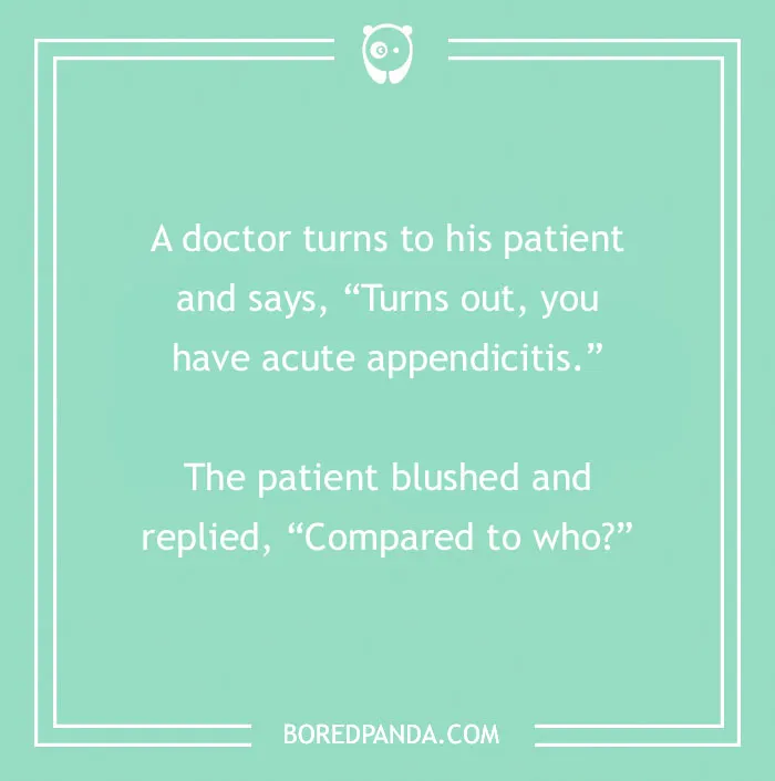 Medical Jokes To Be Taken Twice A Day