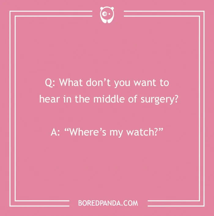 Medical Jokes To Be Taken Twice A Day