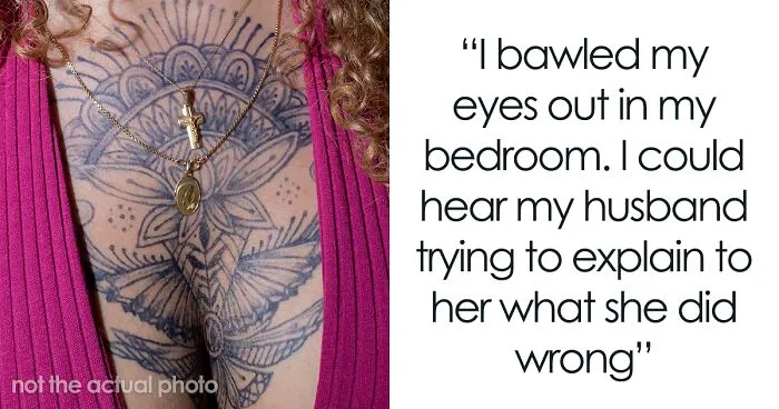 "A Huge Tattoo On Her Chest": New Mom Left Sobbing After MIL Reveals Gift To Baby