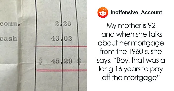 "They're Paying Roughly 24% Of Their Income": 1950s Mortgage Slip Goes Viral, Sparks Debate