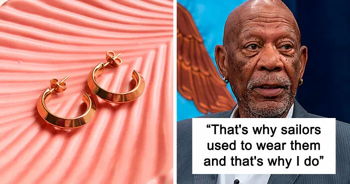 "That's Why Sailors Used To Wear Them": Morgan Freeman Reveals Why He Rocks Gold Hoop Earrings
