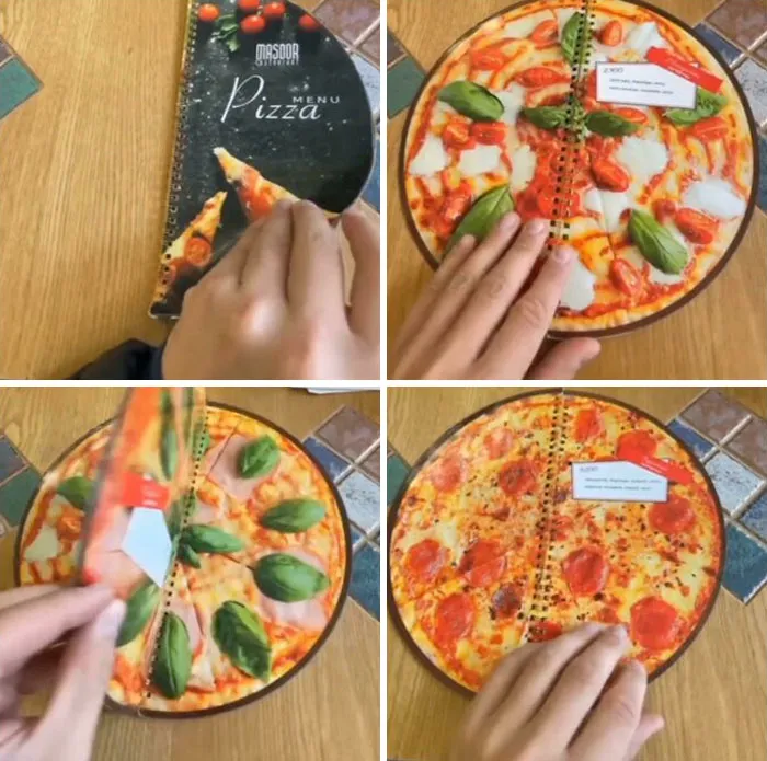 This Pizza Menu
