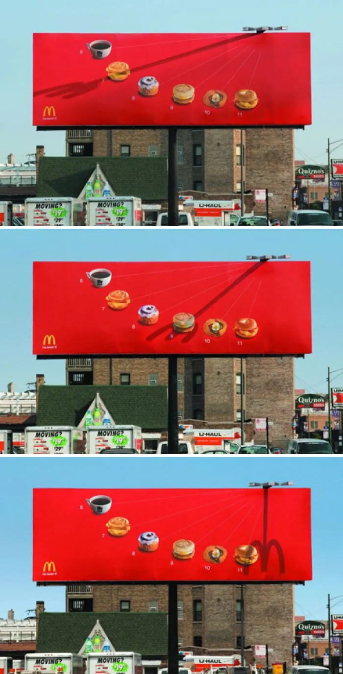 Este anuncio de McDonald's te dice la hora