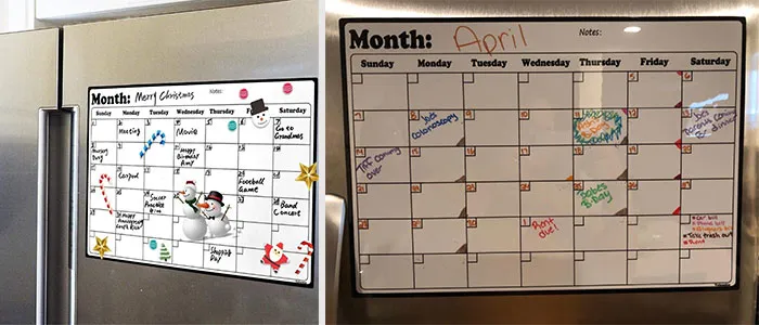 And A Fridge Calendar For Anyone Looking To Organize Their Schedule Via Something A Little Bit Smaller Scale