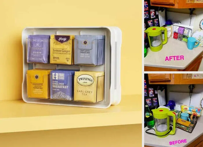 A Tea Bag Organizer, Because There's Little Point In Sipping Stress Relief Tea If It Takes You 10 Minutes To Find The Tea Bag You Want