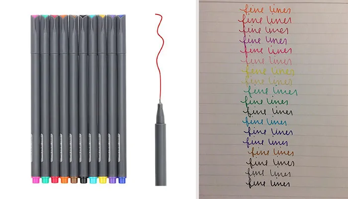 And A Set Of Superfine Colorful Pens Ideal For Bullet Journaling, Color Coding Your To-Do Lists, And More!