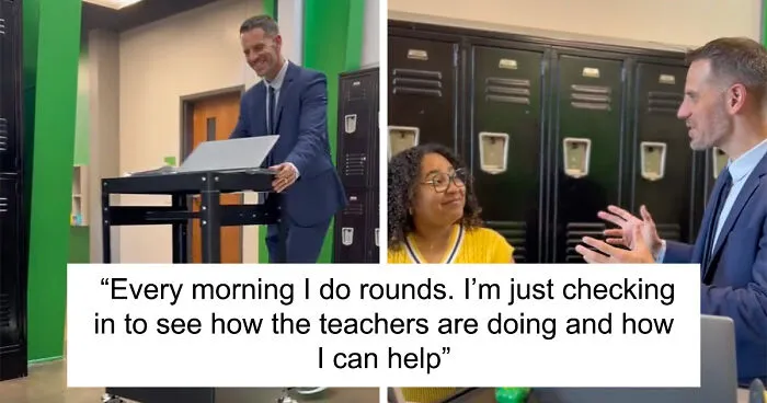 Principal’s Mobile Office Sparks Controversy On Whether This Is Madness Or The Future Of Education