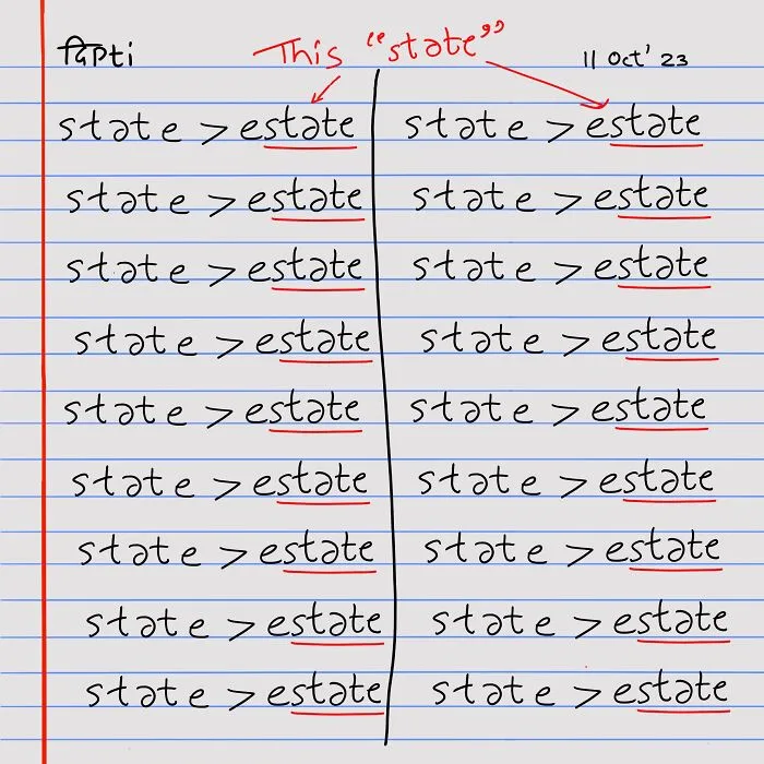 State > Estate