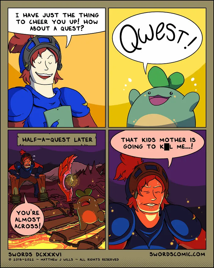 I Make Comics About A Fantasy World Where Everyone And Everything’s Weapon Of Choice Is A Sword (19 New Pics)
