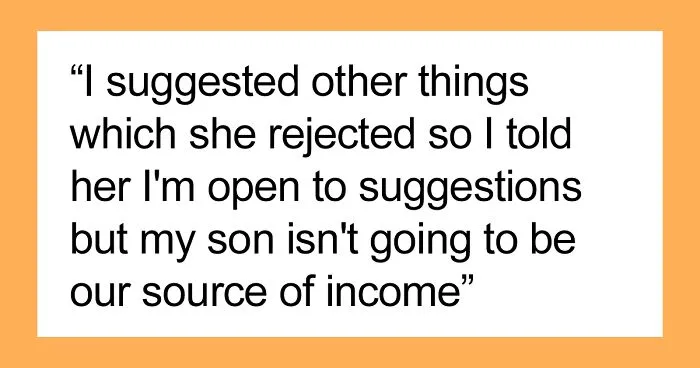 “[Am I A Jerk] For Telling My Wife That My Son Will Always Come Before Her?” 