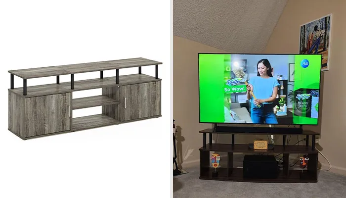 Nice Entertainment, Meet Ssleek Centerpiece: Amplify Your TV Experience With The Jensen Entertainment Center Stand